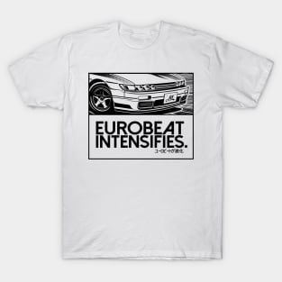 EUROBEAT INTENSIFIES - SILVIA S13 T-Shirt